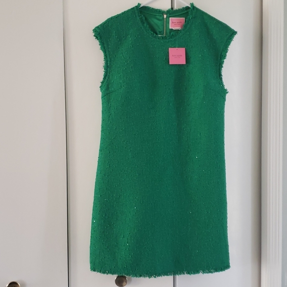 kate spade Dresses & Skirts - NWT Kate Spade sequin tweeted shift dress